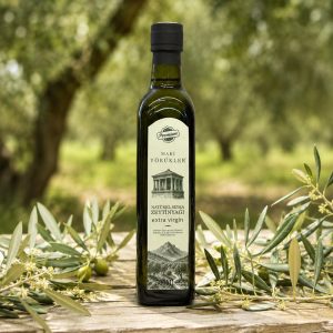 Premium Natürel Sızma Zeytinyağı Cam Şişe - 500 ML (Altın Kalite Ödüllü)